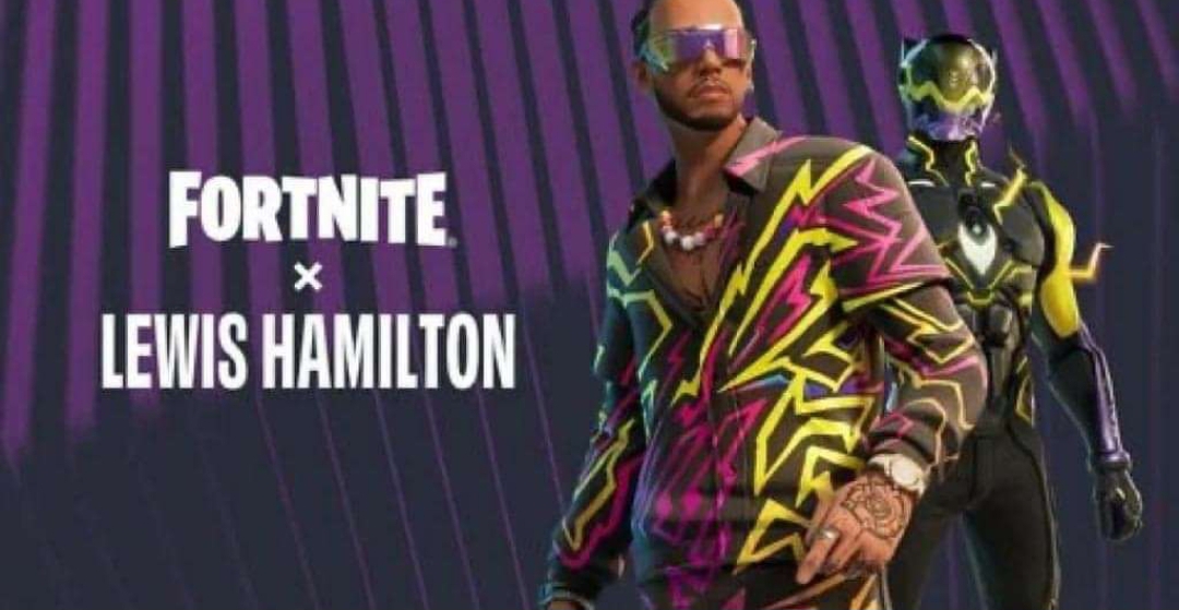 F1 meets Fortnite as Lewis Hamilton and Roscoe join gaming icons.