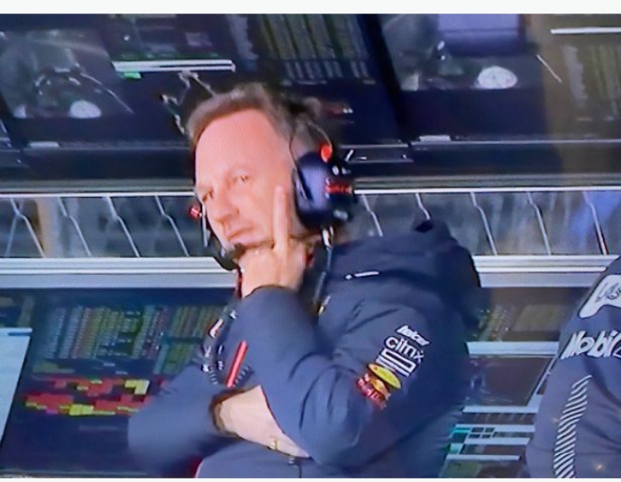 SKy F1 apologise as Christian Horner gives Ted Kravitz middle finger at Las Vegas GP