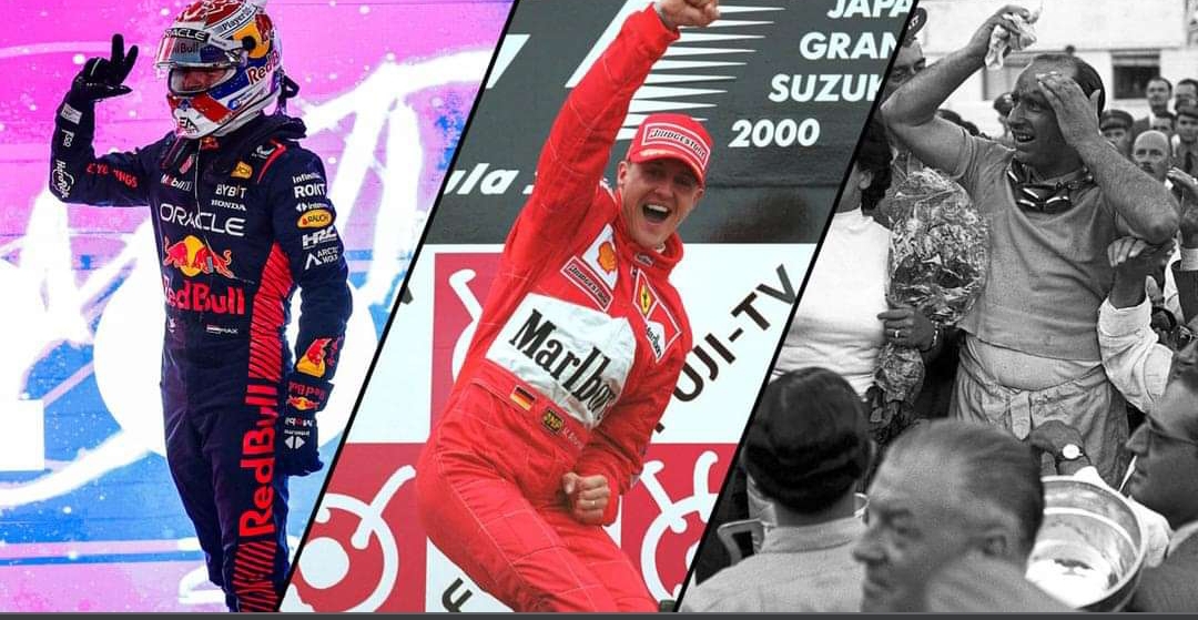 On Record: How Verstappen stacks up against previous Formula One greats at this point in his career.