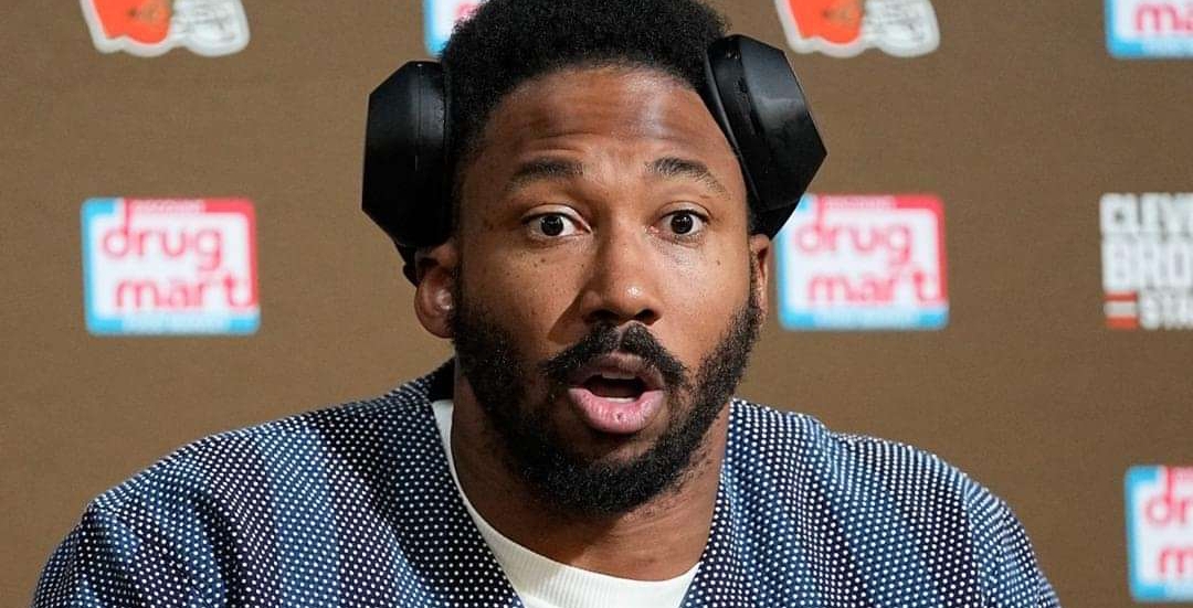 Myles Garrett describes the officiating after the Cleveland Browns’ victory over the Jacksonville Jaguars as “a travesty.”