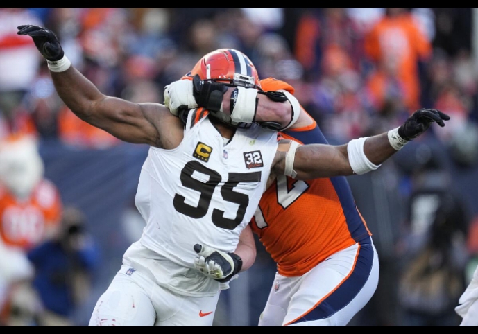 NFL penalized Myles Garrett, a star for the Browns, $25,000.