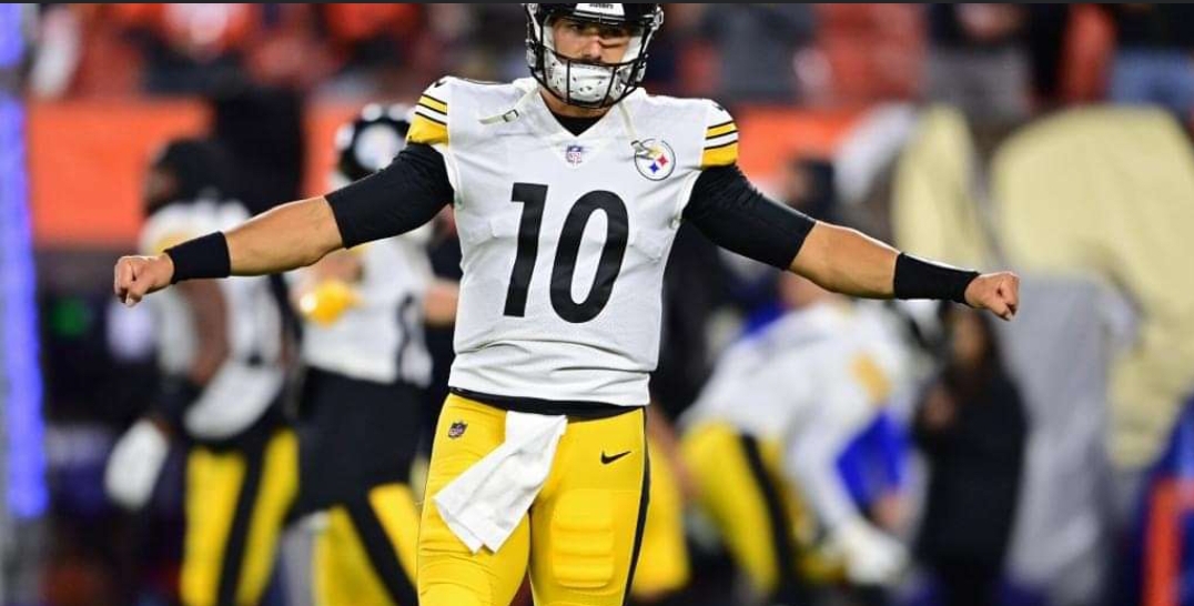 Mitch Trubisky, the quarterback for the Pittsburgh Steelers, might be out.