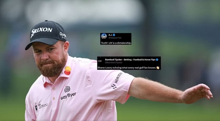 Fans respond to Shane Lowry’s criticism of LIV and its players, saying, “Truth! LIV Golf is a dictatorship”