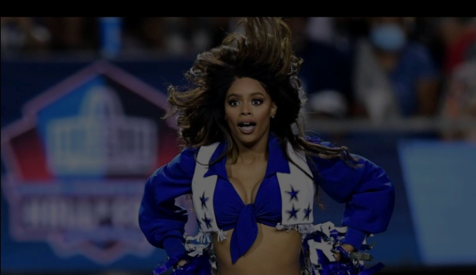 During a blowout, a Cowboys cheerleader accuses Packers players of showing “disrespect.”