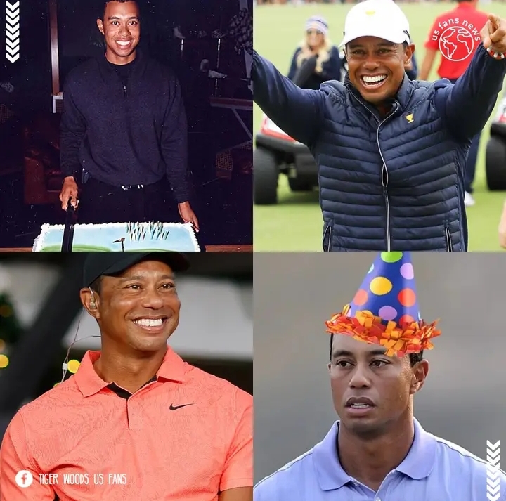 A very special gift was received by Tiger Woods as he thanked his fans for wishing him a happy birthday