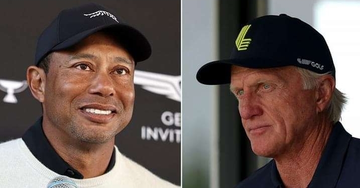 Greg Norman was left furious after Tiger Woods mocked the LIV Golf issue.