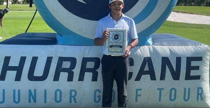 CHARLIE WOODS WINS THE HURRICANE JUNIOR GOLF TOUR’S MAJOR