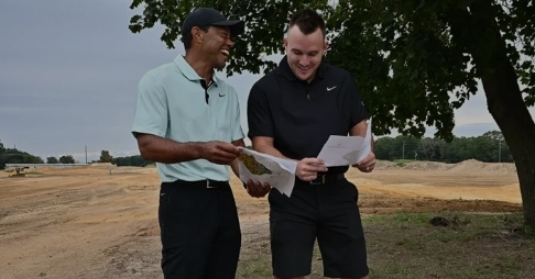 The final approval for the golf course collaboration between Tiger Woods and Mike Trout is here