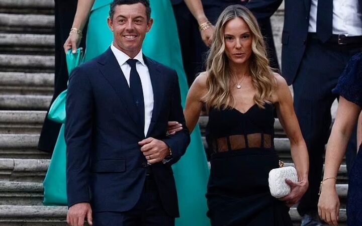 Breaking; Rory McIlroy is set to keep $22m Florida mansion and most of his golfing fortune as details of star’s pre-nup terms with Erica Stoll emerge – amid romance rumours with CBS Sports’ Amanda Balionis