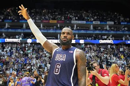 LeBron James selected as Team USA male flagbearer for Paris Olympics opening ceremony