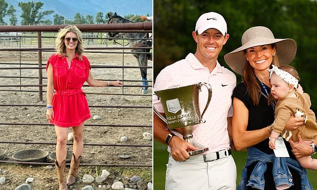 CBS reporter Amanda Balionis has been enjoying relaxation at a secluded Wyoming ranch since the British Open… while Rory McIlroy and Erica Stoll have been spotted on a romantic beach getaway in Portugal