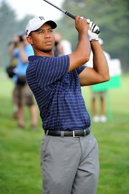 Tiger Woods plays 18 holes at Royal Troon ahead of final major of 2024