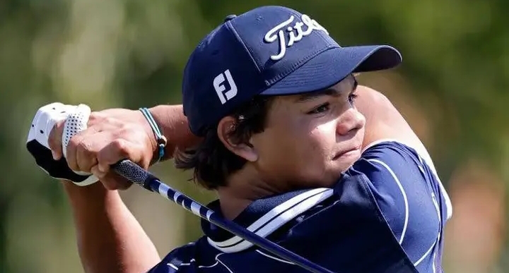 I want to get better: Charlie Woods has established another wonderful junior PGA tour record with shock