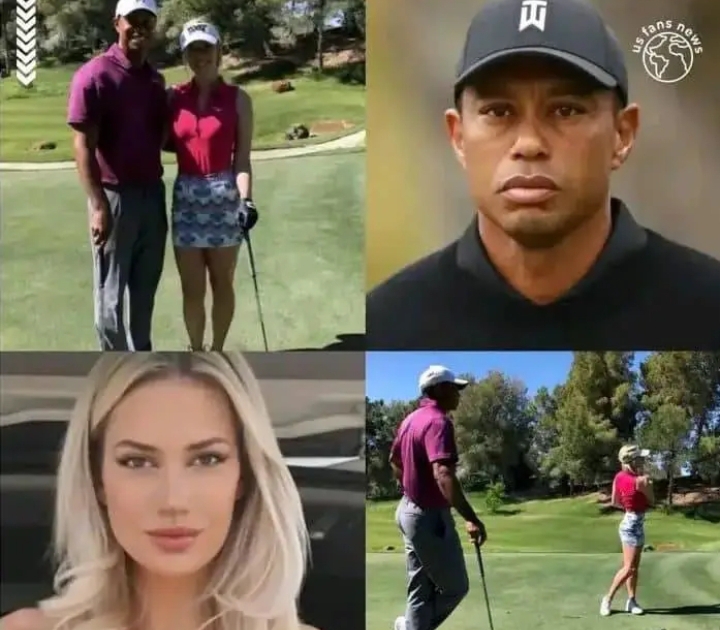 Sharapova smiles next to Tiger Woods at a charity event. They meet? (VIDEO) – Full Video