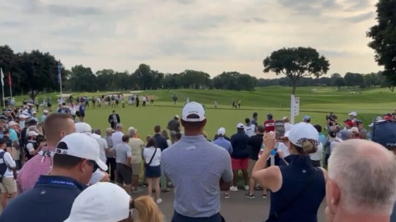 Tiger Woods watches on as Charlie Woods gets off to horror start at US Junior Amateur