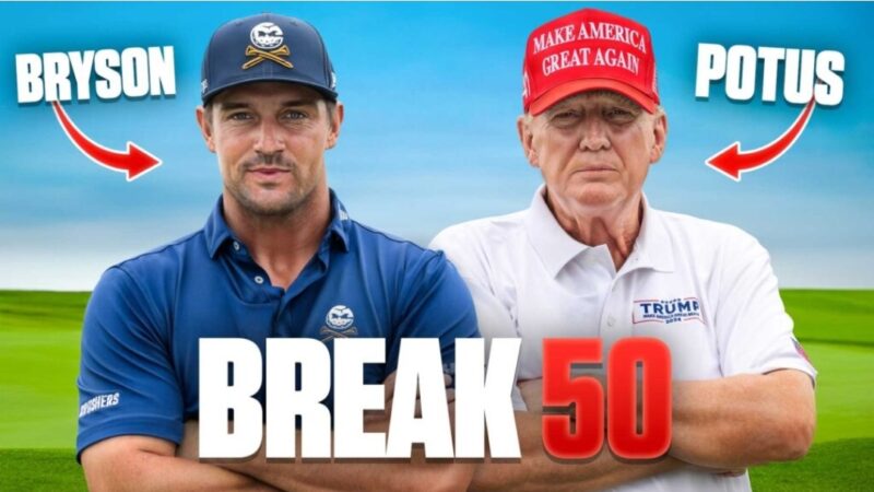 Bryson DeChambeau and Donald Trump released a viral golf video. How’d that happen?!