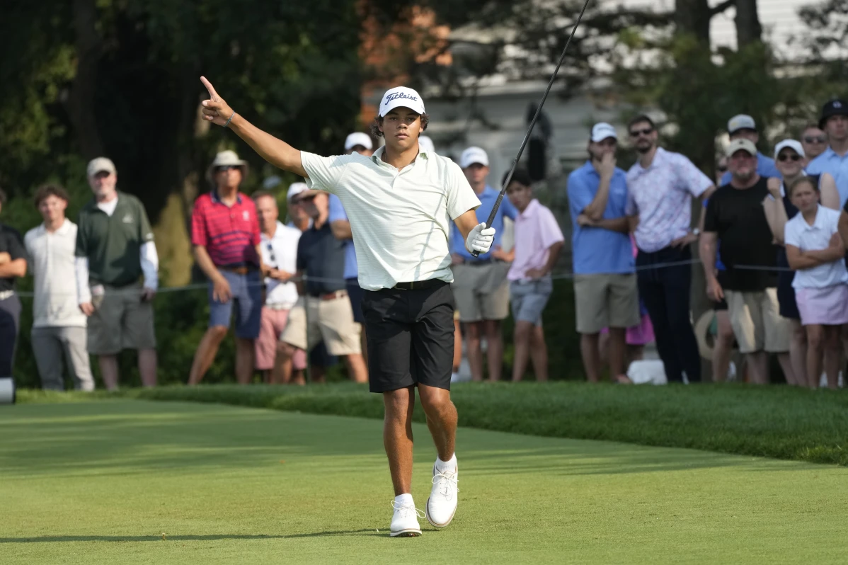 Tiger Woods’ son, Charlie, misses cut at US Junior Amateur after shooting 82-80 at Oakland Hills