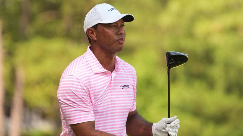 Tiger Woods Arrives at Royal Troon to Begin Preparing for