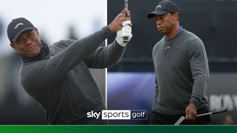 The Open: Tiger Woods nearing another major missed cut after opening-round 79 at Royal Troon