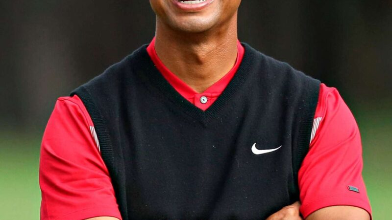 Tiger Woods arrives at Royal Troon for The 152nd Open Championship