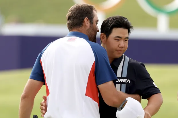 Tom Kim Breaks Down in Tears After Scoring at Olympics After Scottie Scheffler Sends Words of Support