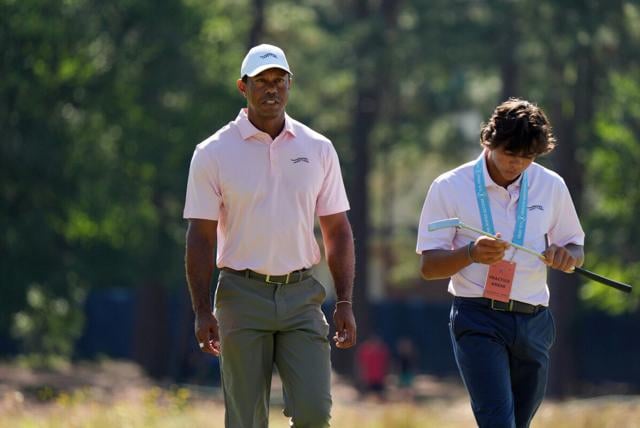 Tiger Woods Going Viral For Heartwarming Moment With Son Charlie Woods