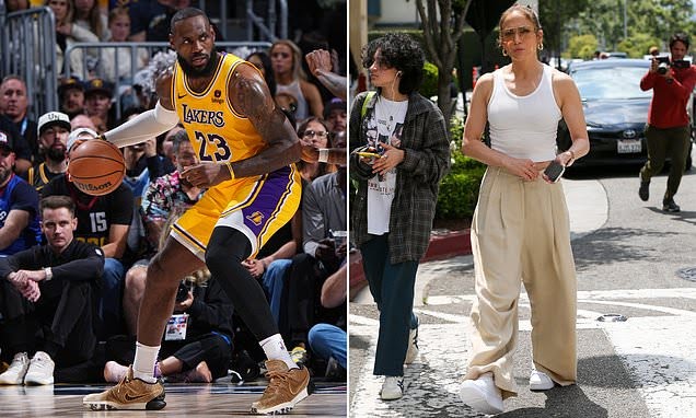 LeBron James catches a stray as Jennifer Lopez is trolled after filing for divorce from Ben Affleck