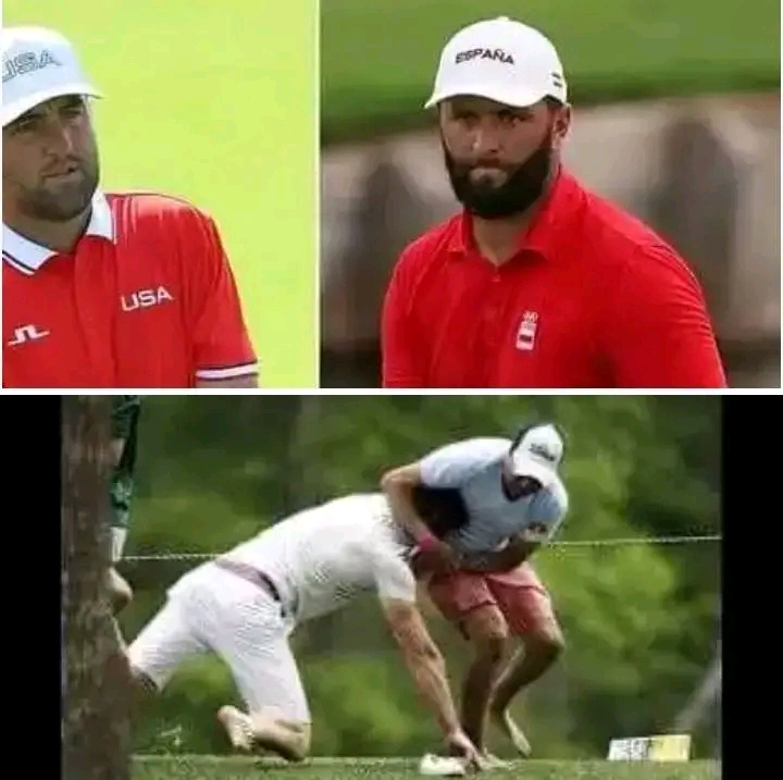 Undoing his result: Scottie Scheffler is punished for embarrassing American golf with inappropriate behavior, teaming with the following major golfing figures listed below to steal the Olympic gold medal in an epic comeback in Paris… (video below) . Below Before he gets caught…