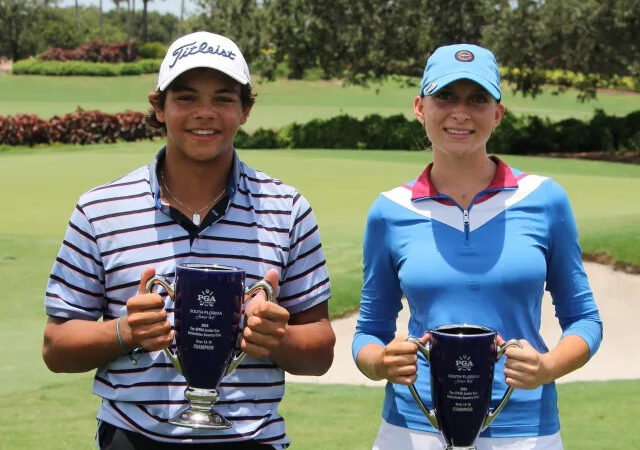 Charlie Woods won the South Florida PGA Junior Cup, one of eight major events on the PGA Junior Tour.