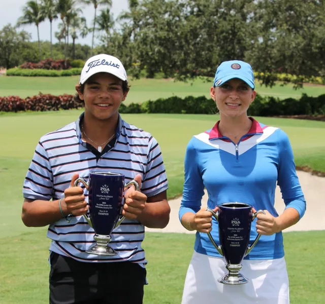 Charlie Woods won the South Florida PGA Junior Cup, one of eight major events on the PGA Junior Tour.