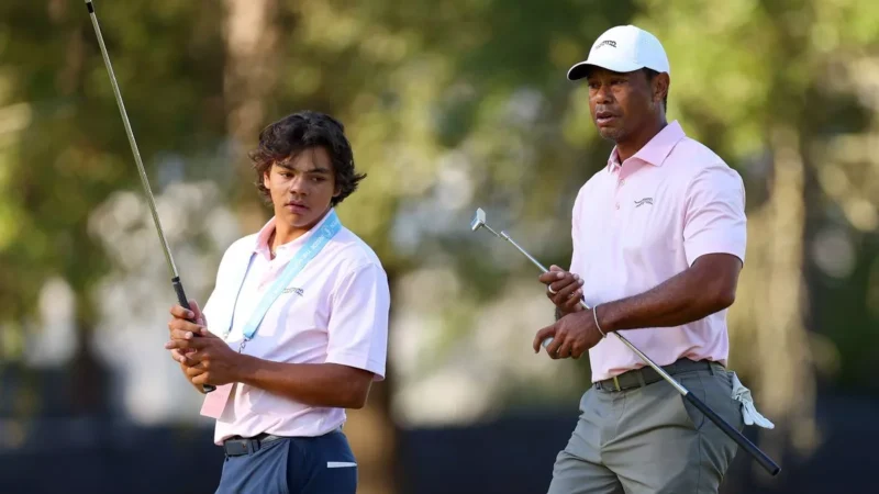 Tiger Woods’ son Charlie claims huge win after bouncing back from US Open disappointment