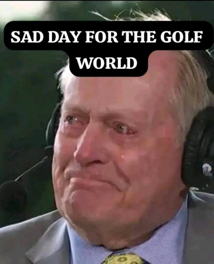 Sadness in golf community as formal talented golfer Jack Nicklaus has been officially confirmedSadness in golf