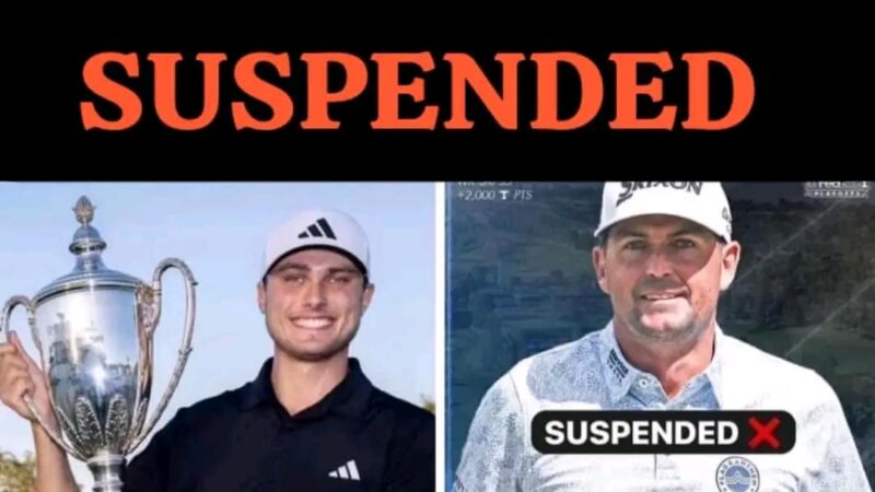 Keegan Bradley crowned winner and Ludwig Oberg suspended by PGAT for cheating at BMW Championship, 🏆