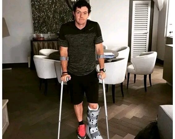 Sad news: Rory McIlroy receives a fatal injury in a friendly match.