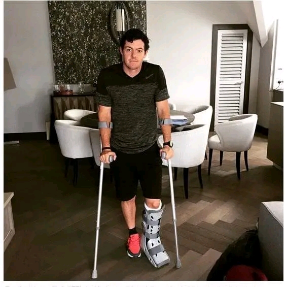 Sad news: Rory McIlroy receives a fatal injury in a friendly match.