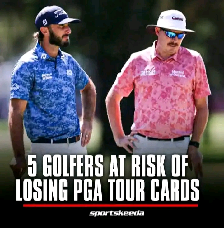 5 golfers at risk of losing PGA tour cards