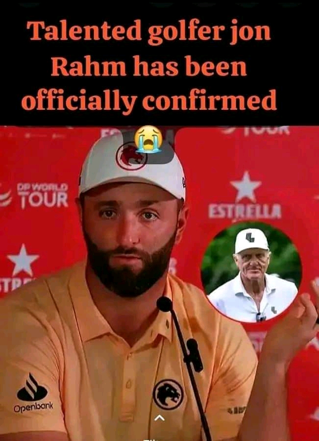 Sadness in the golf community as talented golfer Jon Rahm was officially confirmed