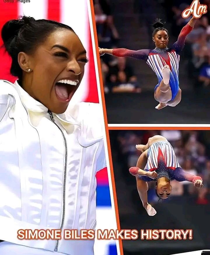 Simone Biles is the world best gymnast… She made history as she won the gold medal during the 2024 Paris Olympic Games at the Bercy Arena in Paris.