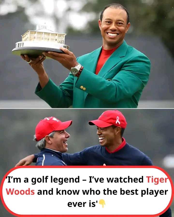 ‘I’ am a golf legend – I’ve watched Tiger Woods and know who the best player ever is’…