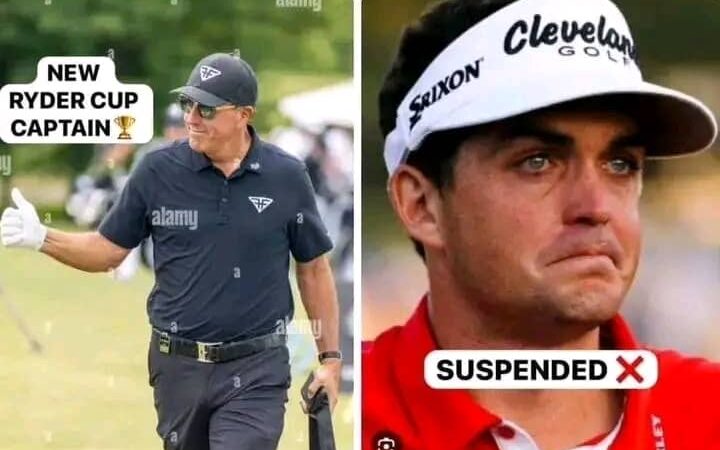 Phil Mickelson has been named the new Ryder Cup captain following Keegan Bradley’s suspension. See below for details.