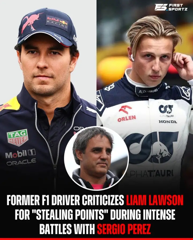 Ex-F1 driver SLAMS Liam Lawson for ‘stealing points’ in heated tussles against Red Bull’ Sergio Perez