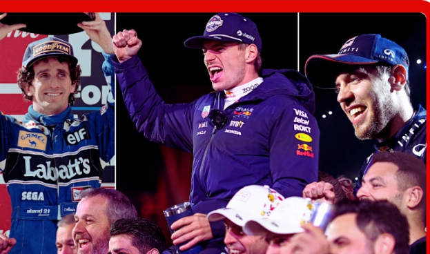 The four-time world champions Verstappen joins in the all-time list – and those still left ahead of him