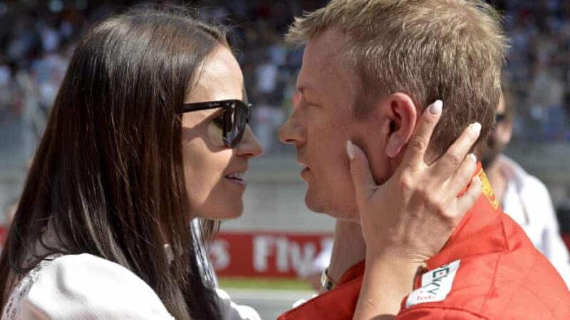 Kimi Räikkönen’s wife humorously proposes that Lewis Hamilton try ballet following his remarks at Silverstone